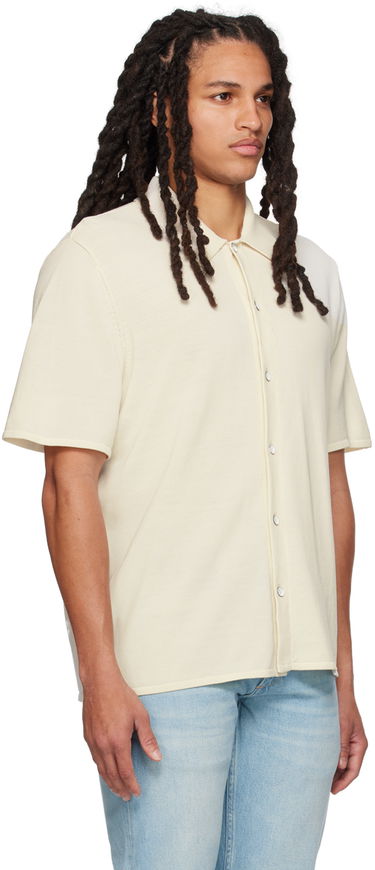Košeľa rag & bone Rag & Bone Nolan Button-Up Shirt Čierna | MBS23P023YG23, 4
