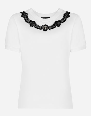 Tričko Dolce & Gabbana Tshirt Manica Corta Biela | F8T00ZG7H1ZW0800, 0