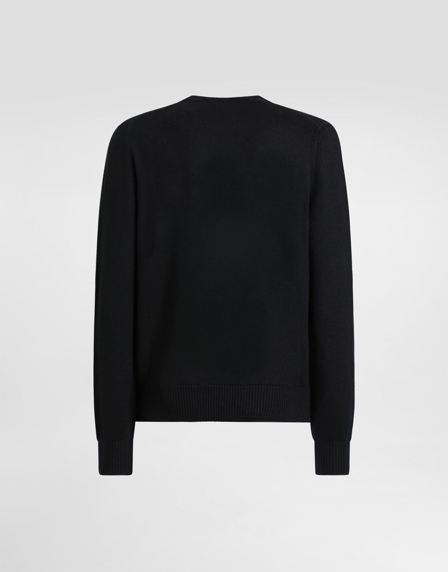 Sveter Dolce & Gabbana Dolce & Gabbana Wool Pullover with Intarsia Čierna | GXX01ZJDVDDN0000, 1