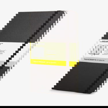 Denník Moleskine Classic Squared Notebook, Black, Hard Cover Čierna | 9788883701023, 7
