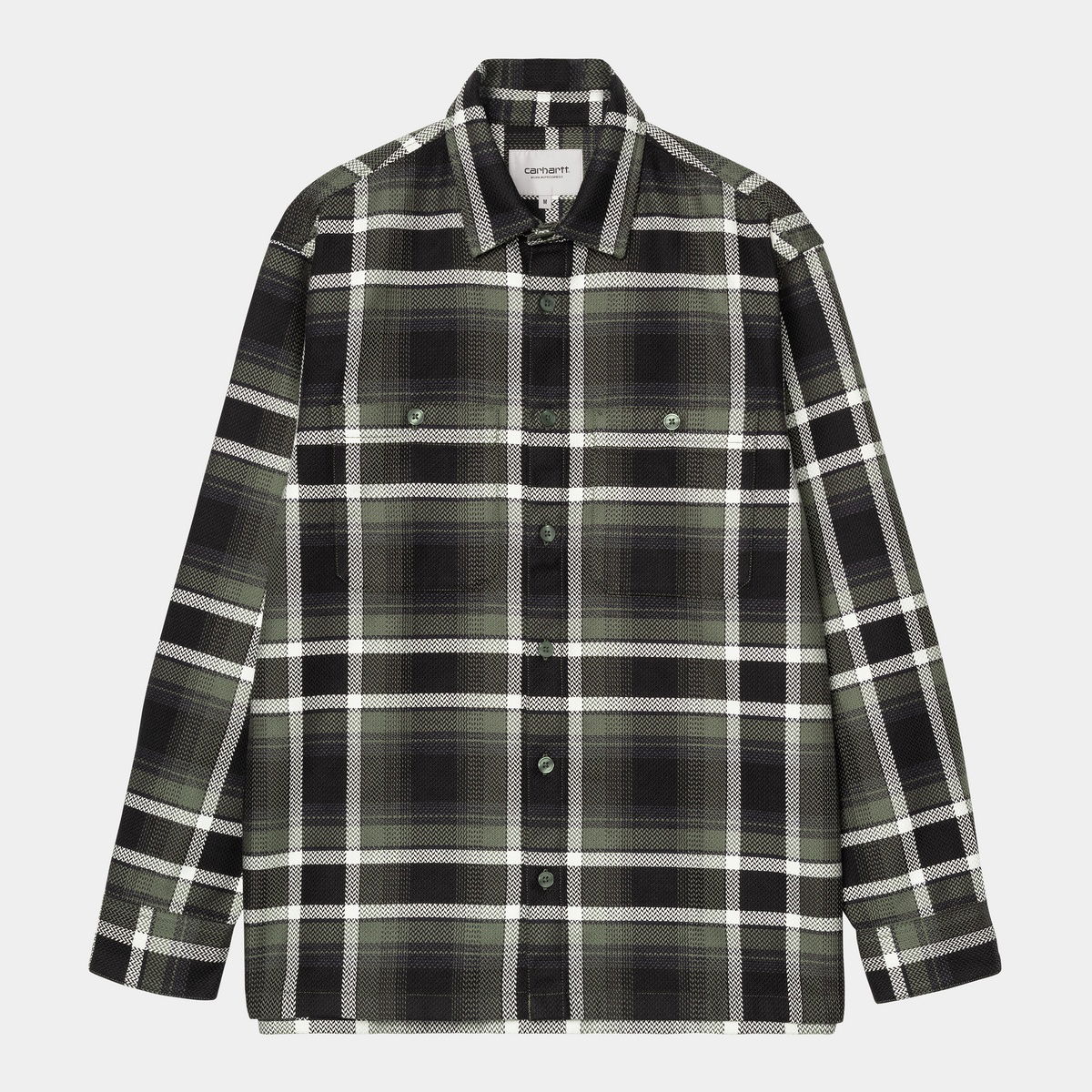 Košeľa Carhartt WIP Carhartt WIP Vaughn Long Sleeve Shirt Zelené | I035325_18, 0