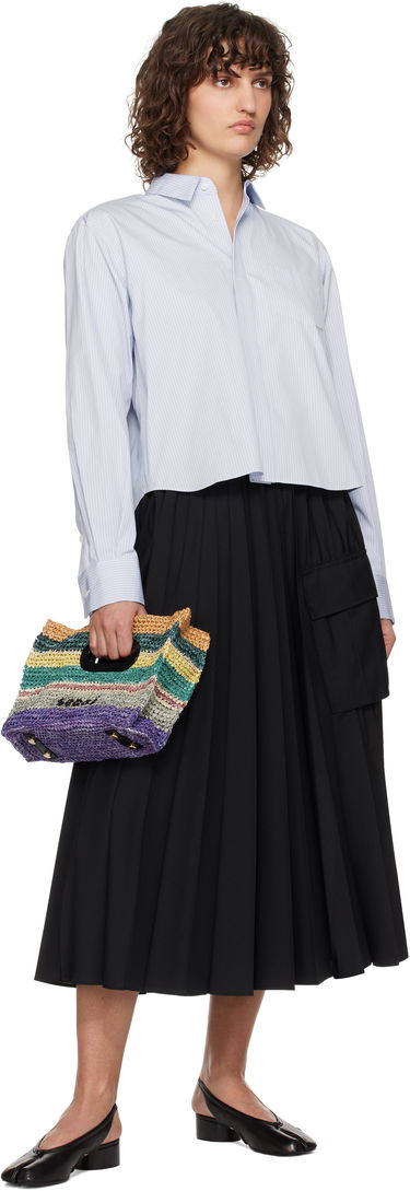 Tote bag sacai Sacai Raffia New Shopper Small Bag Rôznofarebný | S149-01, 3