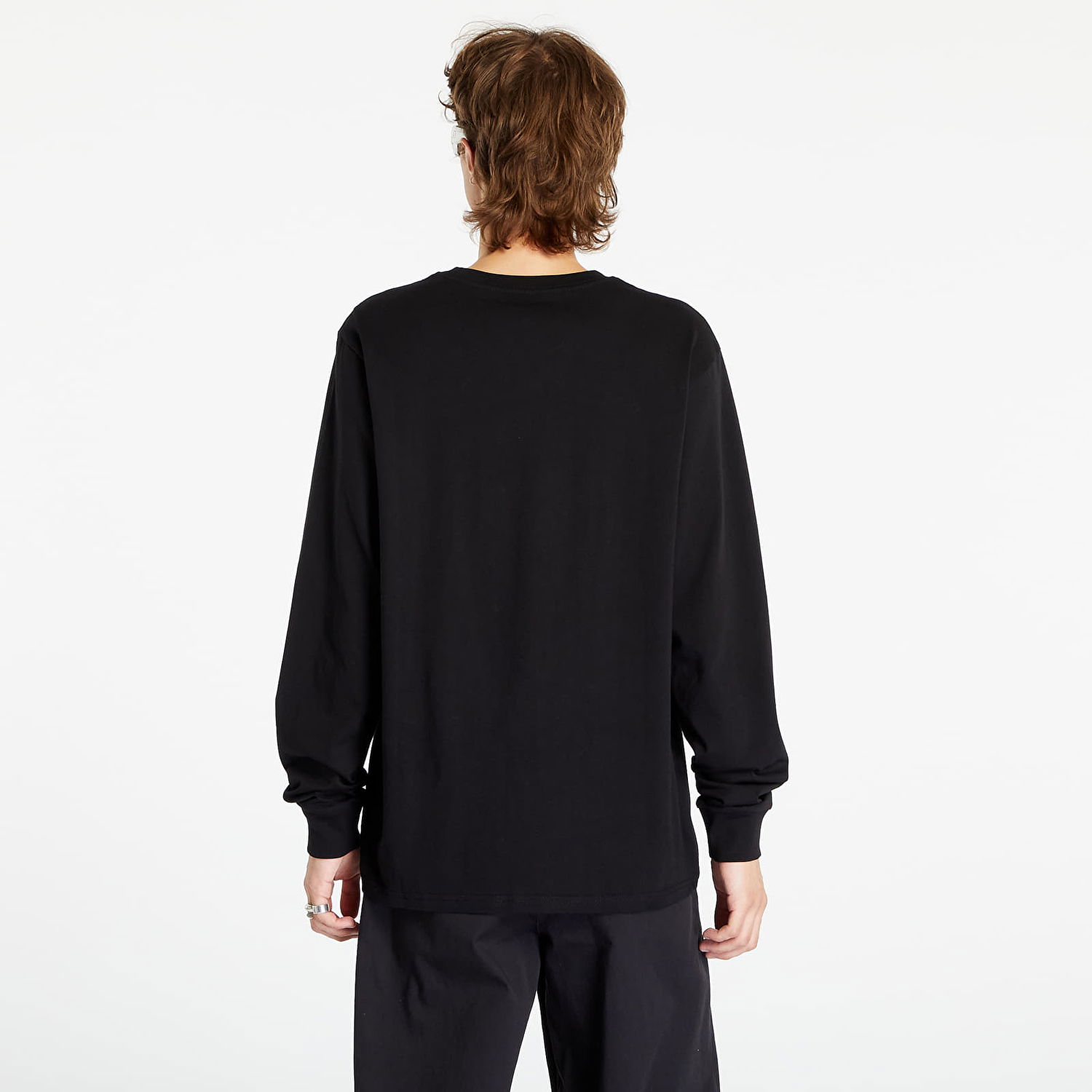 Tričko Carhartt WIP Longsleeve Pocket T-Shirt Black Čierna | I030437.89XX, 1