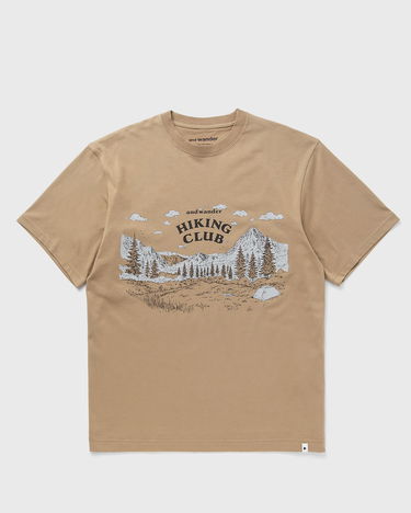 Tričko and wander Hiking Club Graphic T-Shirt Béžová | 5745164053-054, 1