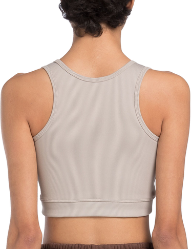 Crop Top Reebok Reebok Studio Rib Crop Tank Top Béžová | 100076305, 3