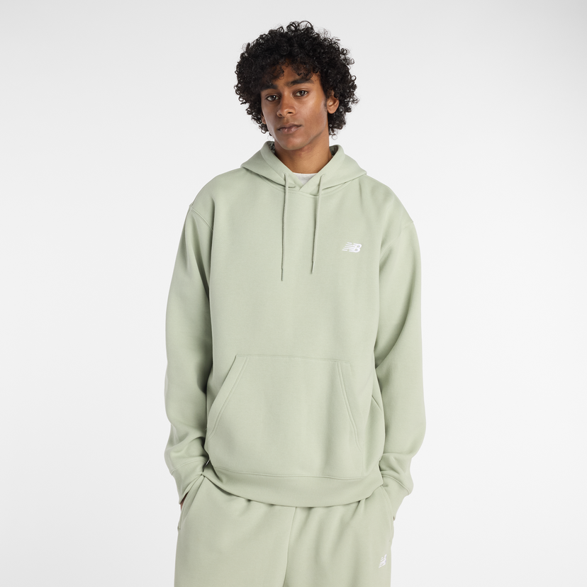 Mikina New Balance Essential Relaxed Fit Hoodie Zelené | NBMT41511GAS