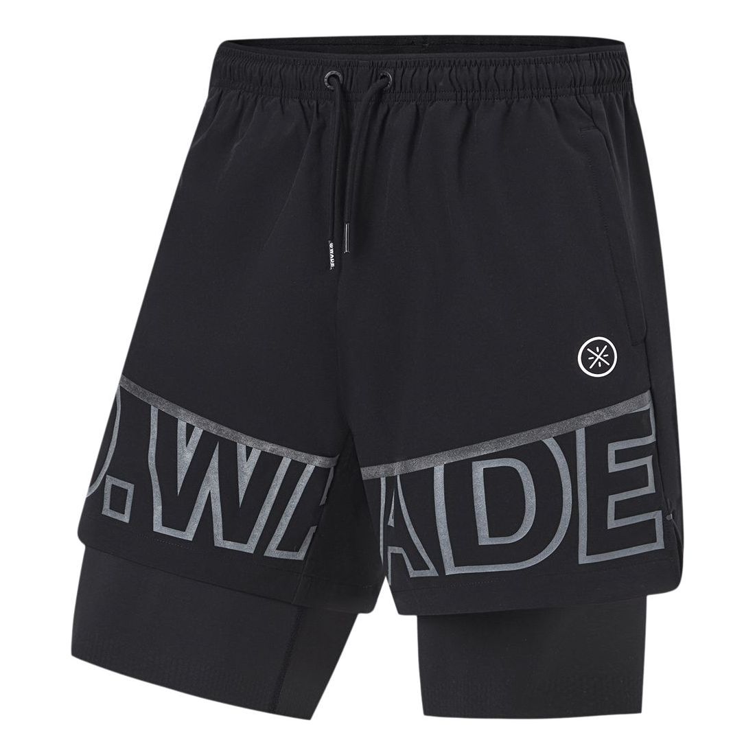 Šortky Li-Ning Way Of Wade Graphic 2-in-1 Shorts Čierna | AKST539-1, 0