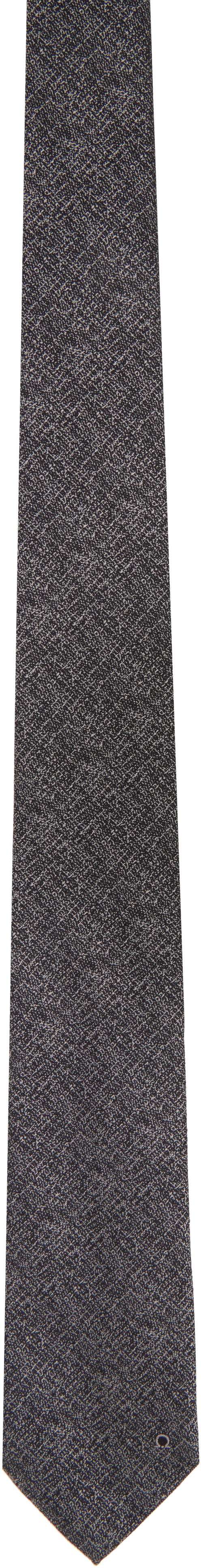 Opasok FERRAGAMO Ferragamo Jacquard Tie Šedá | 778681, 0