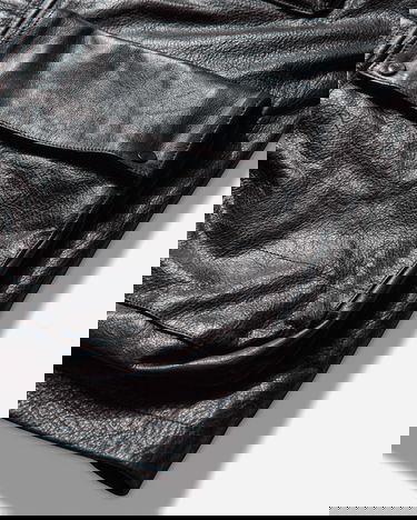 Bunda C.P. Company Slam Jam Leather Mille Jacket with Goggle Hood Čierna | 19CSOW700S 001, 7