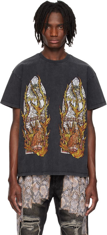 Tričko Who Decides War Who Decides War Flame Glass T-Shirt Čierna | 1110040002SE25, 0