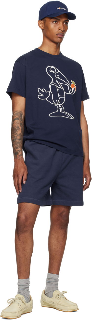 Tričko Moncler Moncler Genius x Gilga Farm Short Sleeve T-Shirt Navy | K24028C0000489AZ9, 3