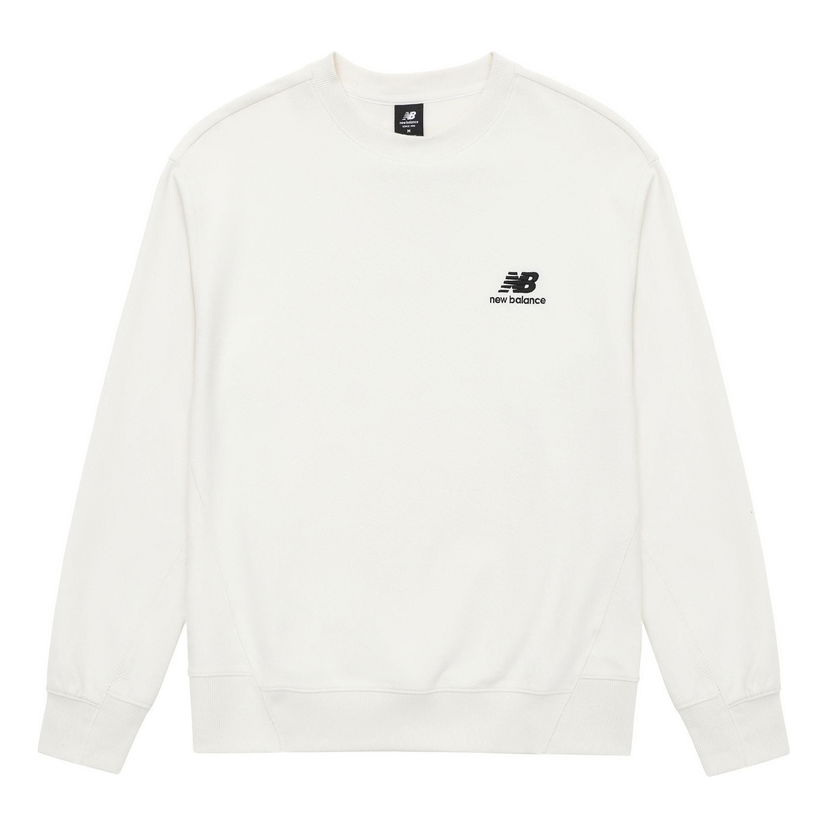 Sveter New Balance Men's Classic Logo Sweatshirt Biela | AMT31326-CIC
