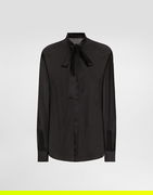Dolce & Gabbana Chiffon Pussy-bow Blouse