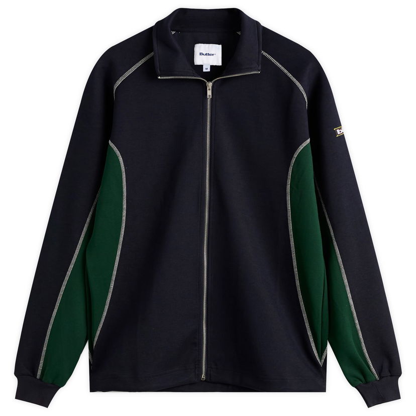 Bunda Butter Goods Warped Track Jacket Navy | BG253600-Navy