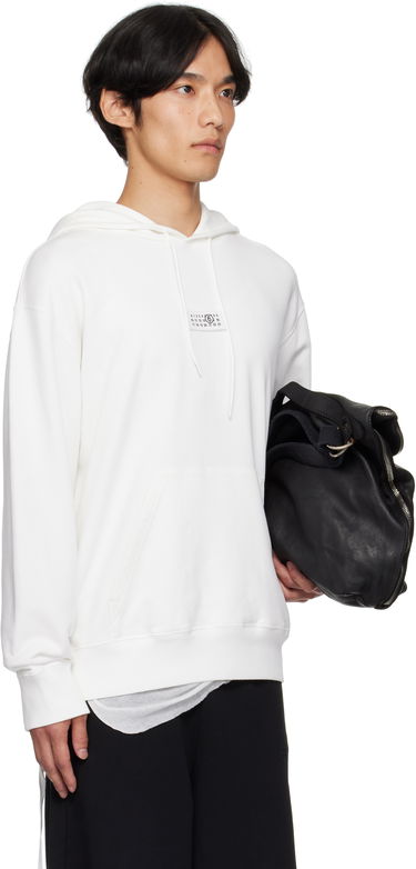 Mikina Maison Margiela MM6 Maison Margiela Numeric Hoodie Biela | SH0GU0033 M25025, 4