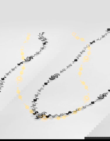 Náhrdelník Dolce & Gabbana Dolce & Gabbana Sicily 18K Yellow Gold, Black Sapphires & Jade Necklace Čierna | WNKS2GWSABKZOO00, 2