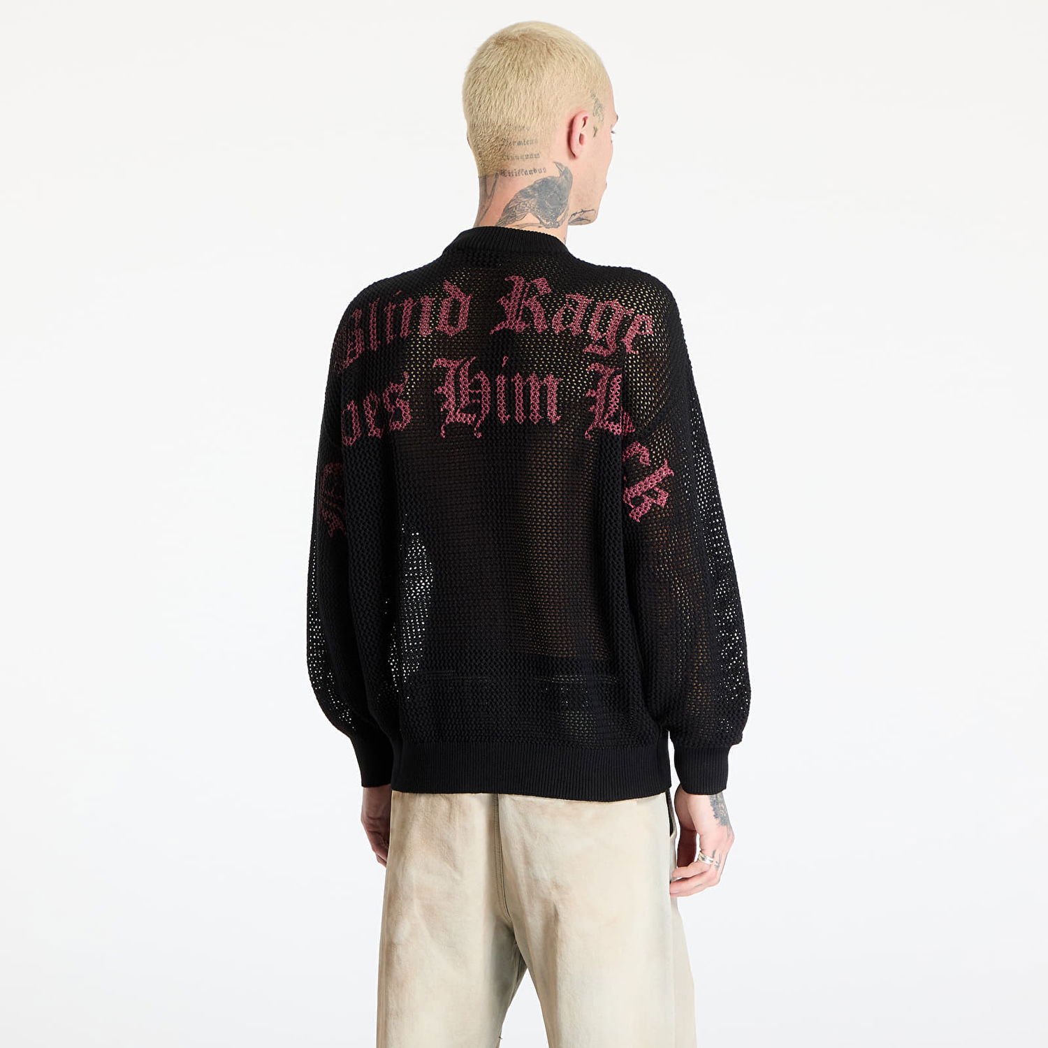 Sveter Wasted Paris Wasted Paris Drives Loose Sweater Čierna | WP_000284, 1