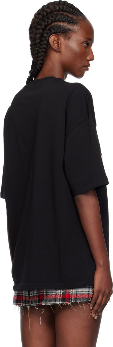 Tričko AMIRI Amiri Club Oversized T-Shirt Čierna | AMJYTE1243, 2