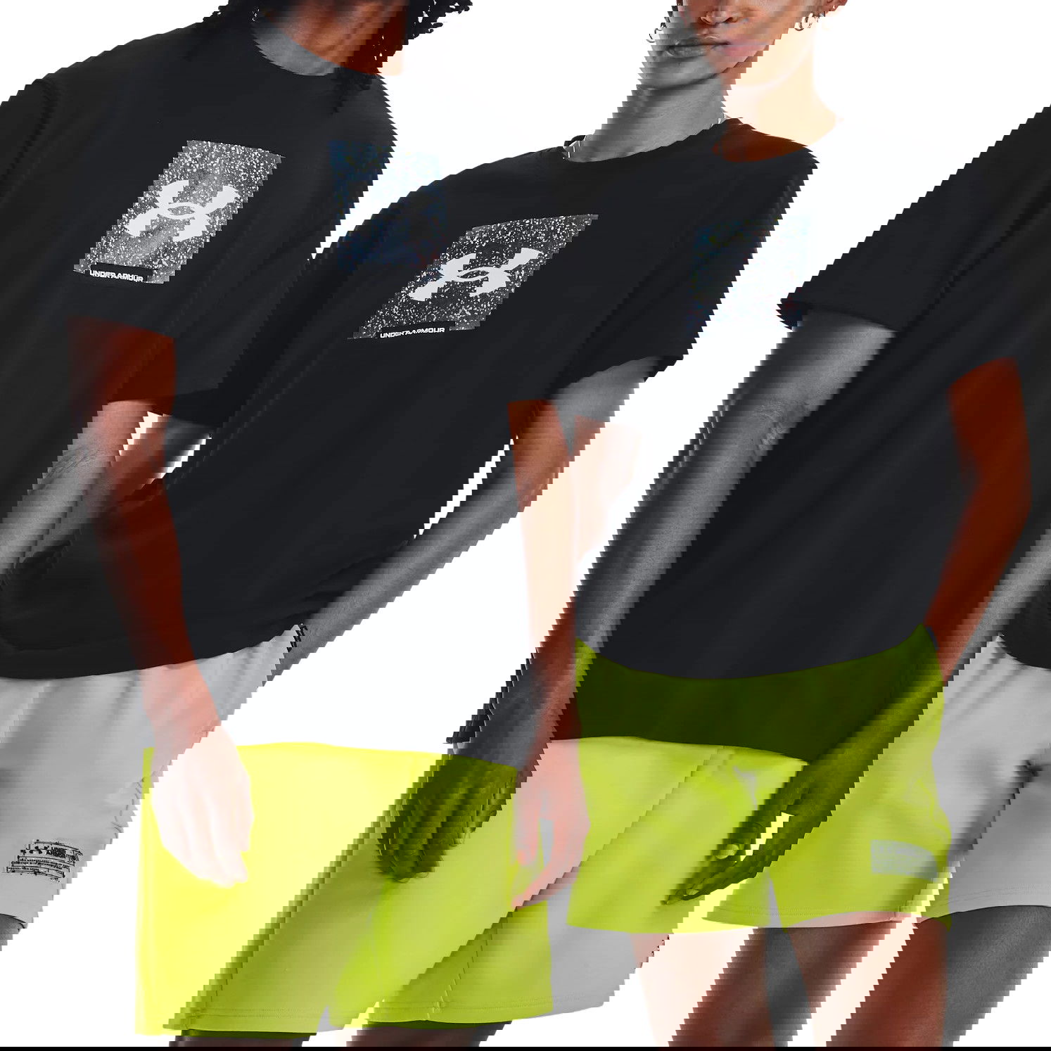 Tričko Under Armour BOXED HEAVYWEIGHT TEE Čierna | 1379110-001, 0