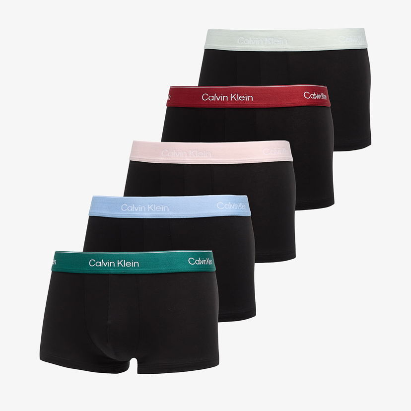 Boxerky CALVIN KLEIN Icon Catton Stretch Low Rise Trunk 5-Pack Multicolor Čierna | LV00NB4390 2WH