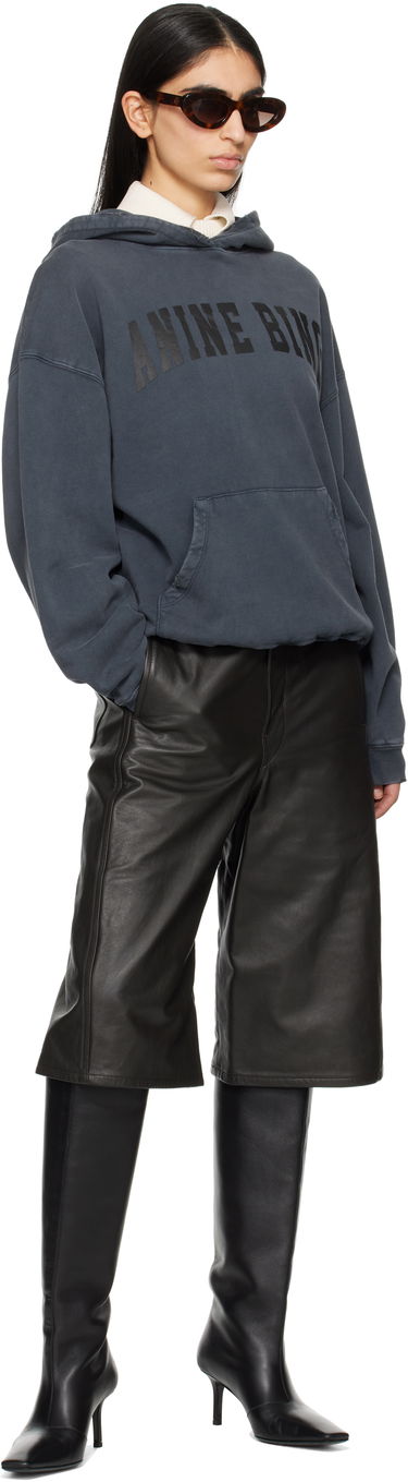 Mikina Anine Bing Anine Bing Harvey Hoodie Modrá | S-08-5185-002, 3