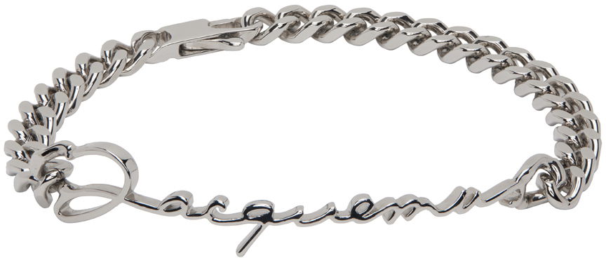 Náramok Jacquemus Le Papier 'La Gourmette' Bracelet Šedá | 22H223JW332-5845, 0