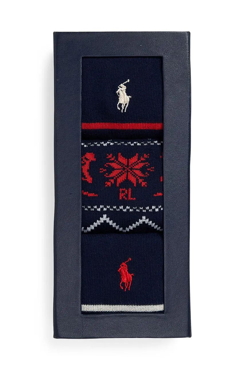 Ponožky Polo by Ralph Lauren 3 Pack Socks Rôznofarebný | 449958864, 0