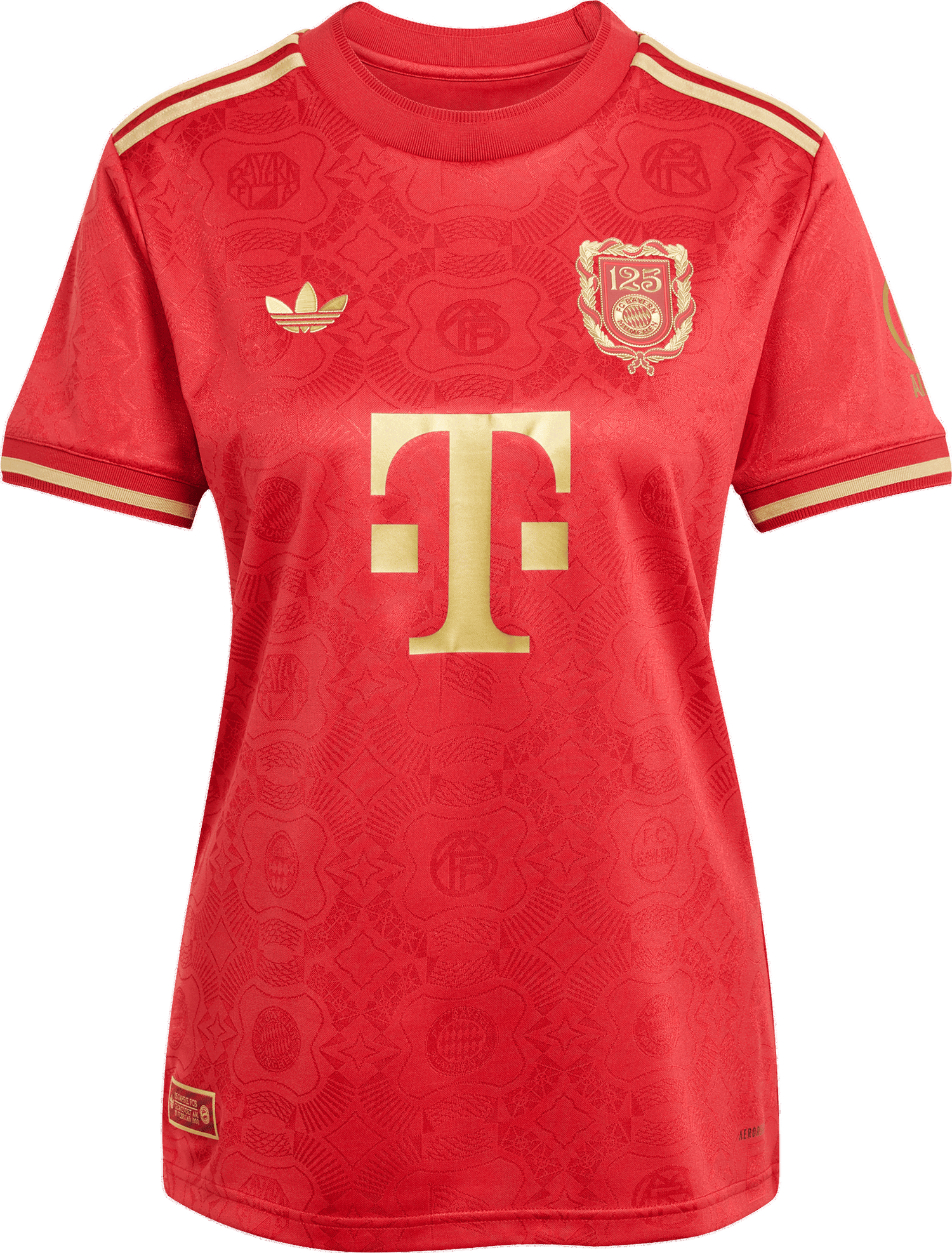 Tričko adidas Performance FC Bayern Anniversary Jersey Červená | JE6783, 1