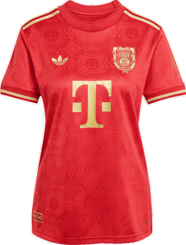 Tričko adidas Performance FC Bayern Anniversary Jersey Červená | JE6783, 1