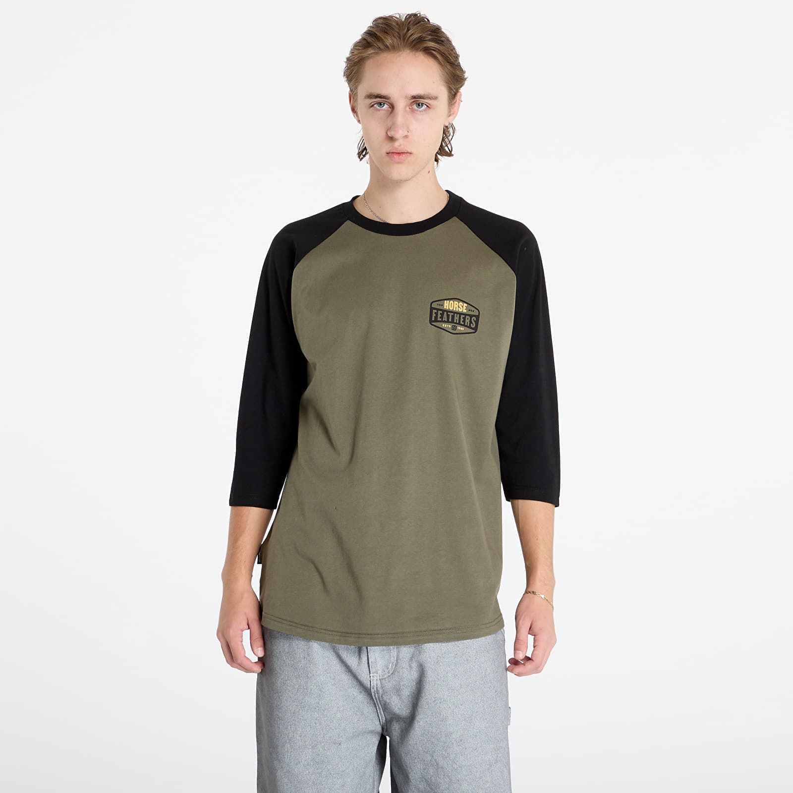 Hexagon II Raglan T-Shirt Burnt Olive M