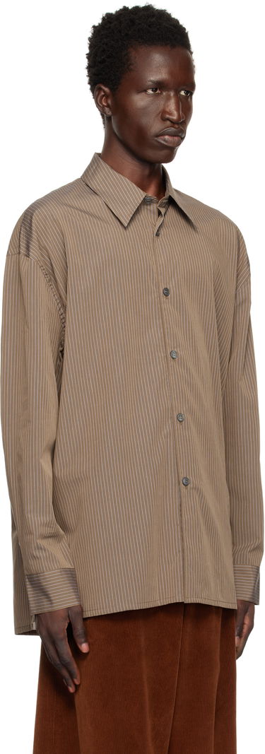 Košeľa Studio Nicholson Studio Nicholson Pinstripe Shirt Hnedá | STRIKE SNM - 1164, 1