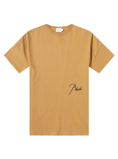 Tričko Rhude Reverse Script Logo Tee Béžová | RHSS23TT468375961596