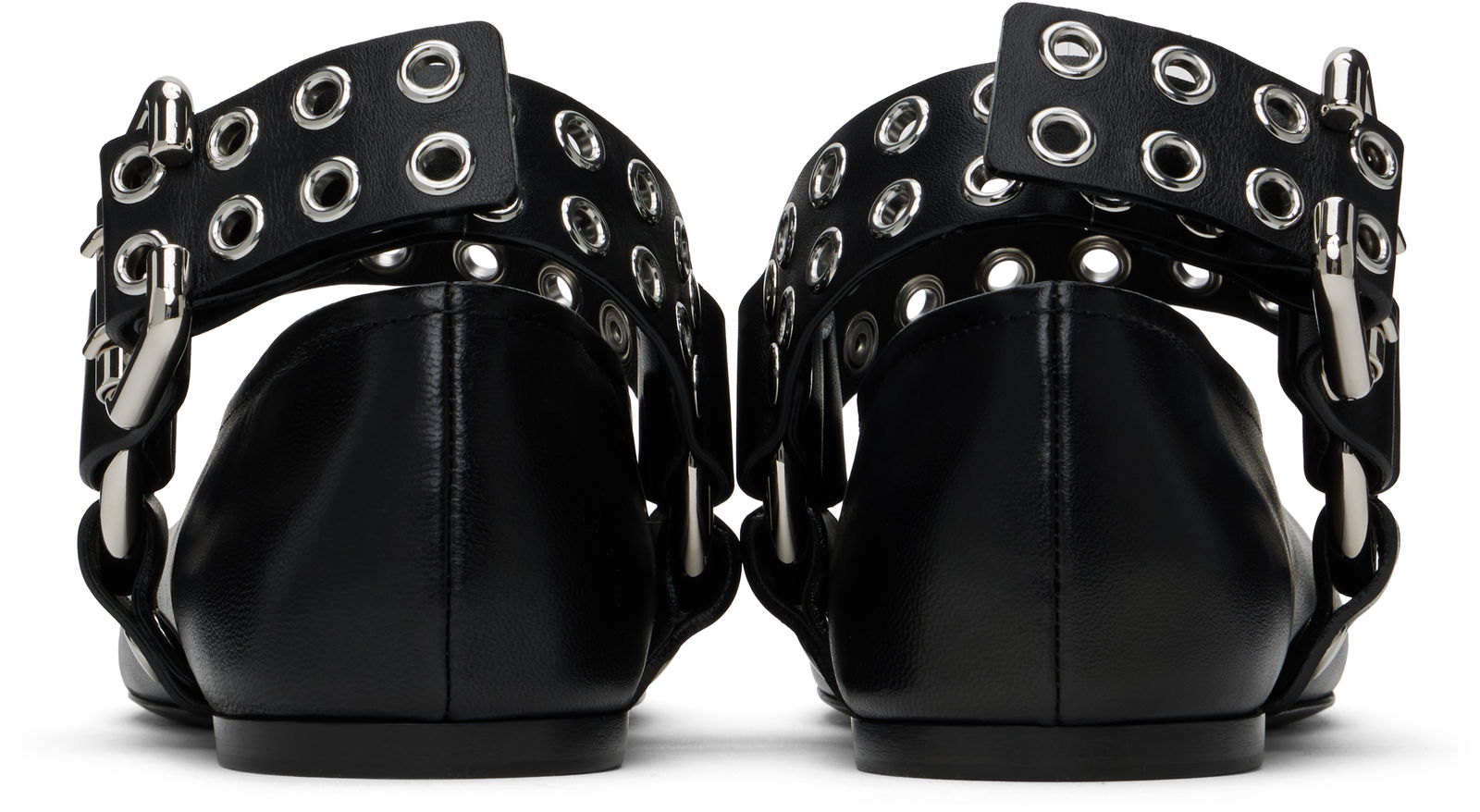 ALAÏA Biker Ballerina Flats