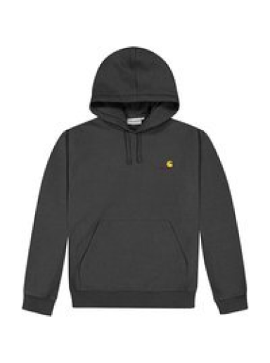 Mikina Carhartt WIP Hooded American Script Sweat Čierna | I028279-blk