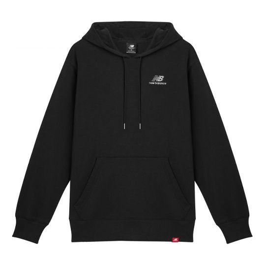Mikina New Balance Embroidered Logo Sports Pullover Hoodie Čierna | AMT11550-BK, 0