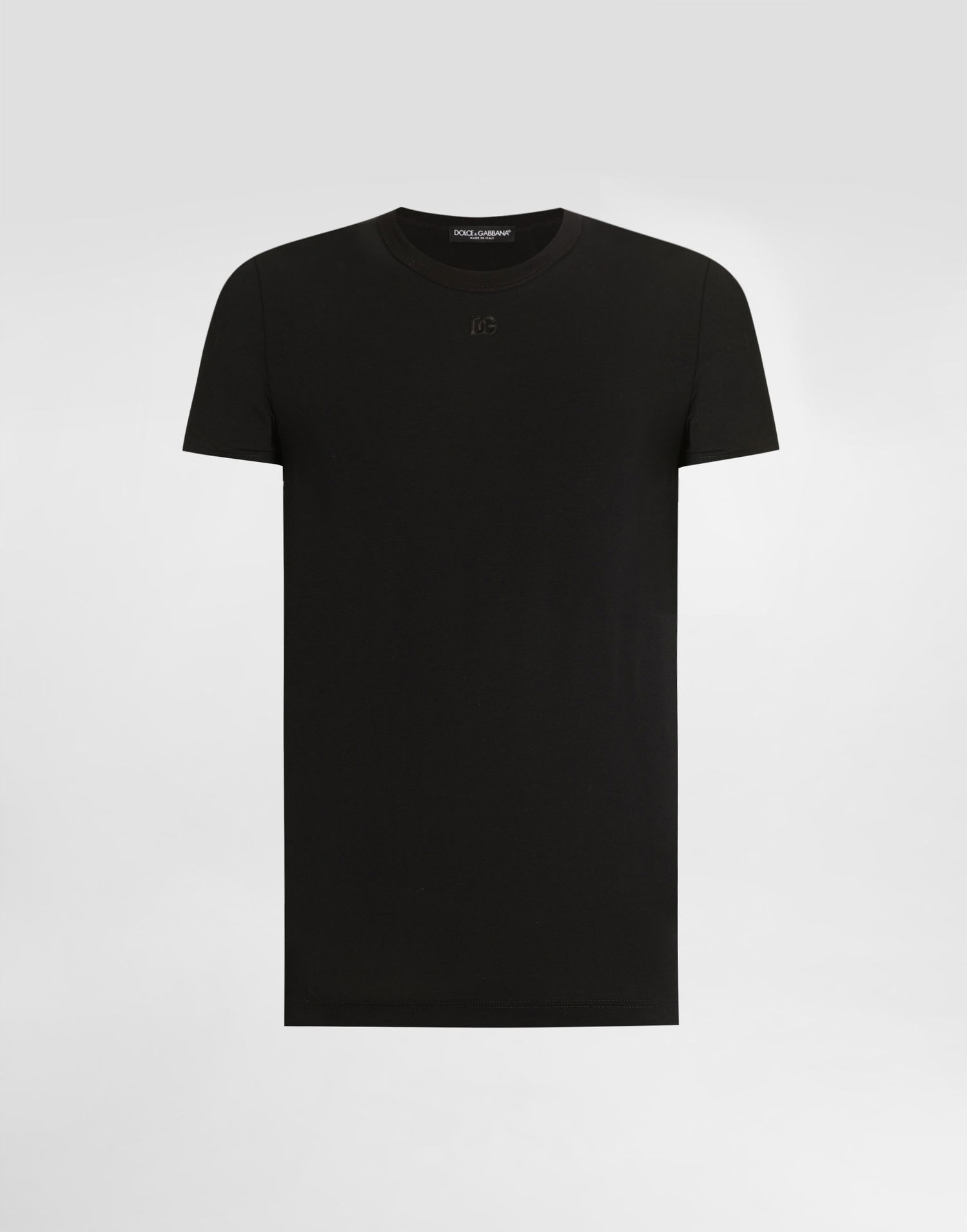 Tričko Dolce & Gabbana Dolce & Gabbana Cotton T-Shirt Čierna | G8SX0ZG7PIYN0000, 0