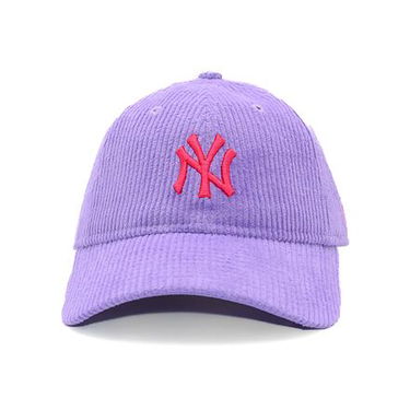 Šiltovka New Era Corduroy 9TWENTY NY Yankees Adjustable Hat Fialová | 60595365, 1