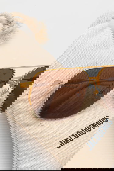 Slnečné okuliare Jacquemus Jacquemus Aviador Sunglasses Hnedá | JAC67C1SUN, 3
