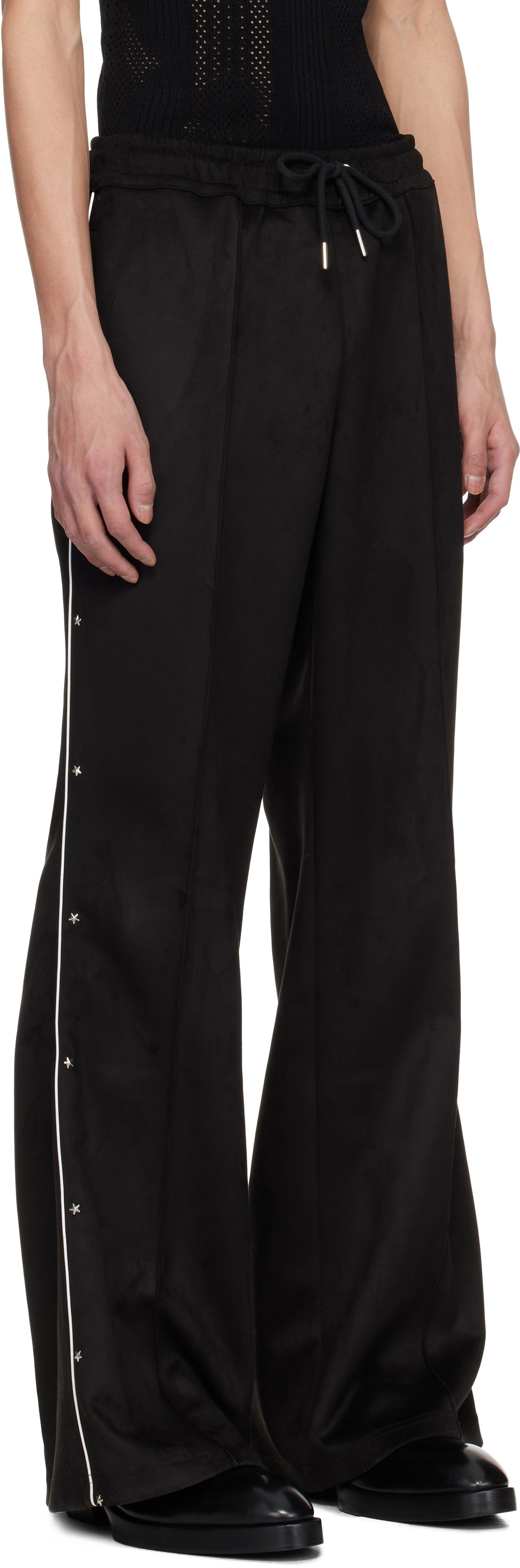 Tepláky MISBHV MISBHV Star Faux-Suede Track Pants Čierna | 250M304, 1