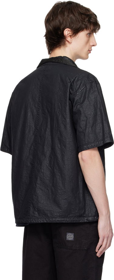 Košeľa Stone Island Stone Island Organic Look Nylon Panama-TC Shirt Čierna | K1S15 1200028 S0069, 2