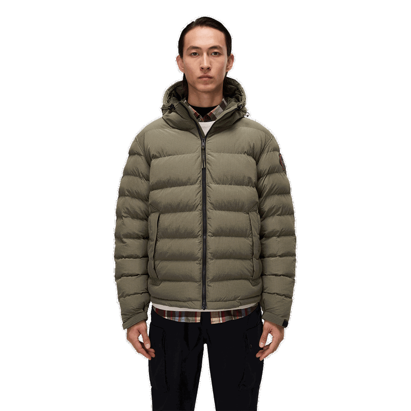 Prešívaná bunda Napapijri Hooded Puffer Jacket A-TEREZ Zelené | NP0A88TGG0A1