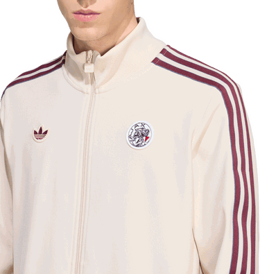 Bunda adidas Originals Ajax Amsterdam Terrace Icons Track Top Béžová | jm7347, 3