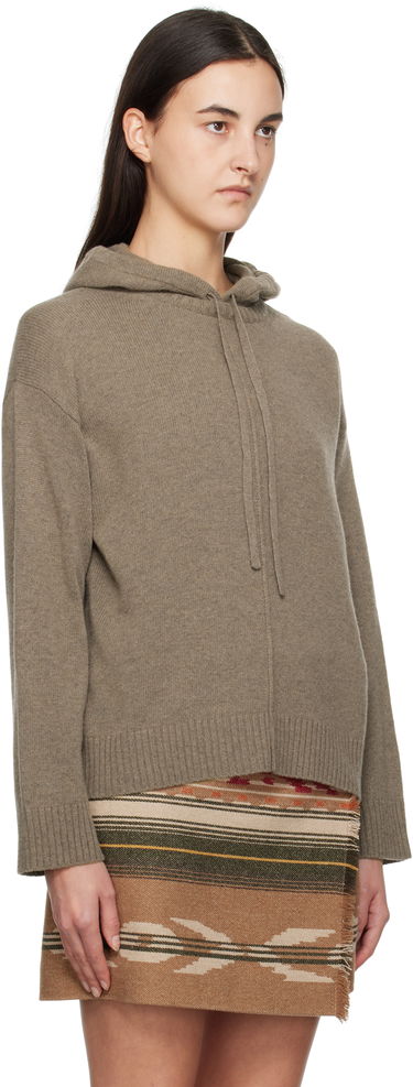 Mikina Max Mara Weekend Jerez Knit Hoodie Hnedá | 2425366142600 MM12135, 1