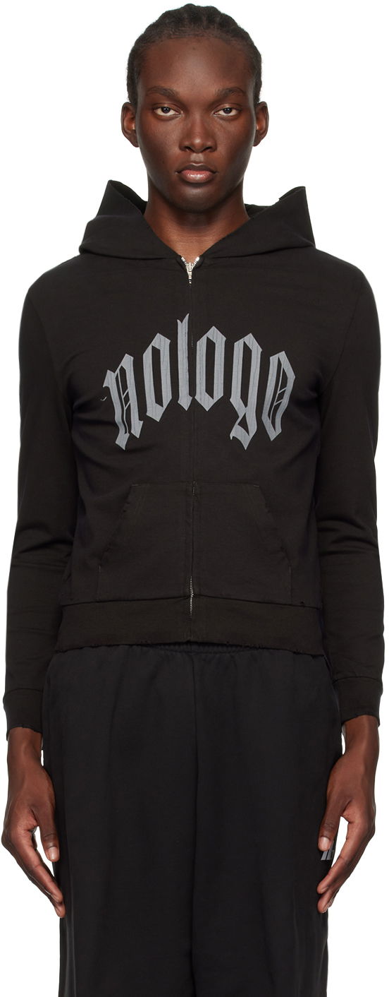 Black 'Nologo' Hoodie