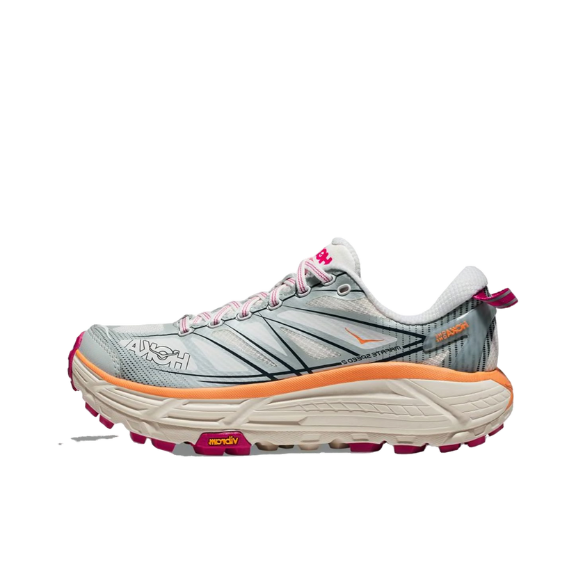 Bežecké topánky Hoka One One Mafate Speed 2 White Ice Flow Šedá | 1126851-WIFL