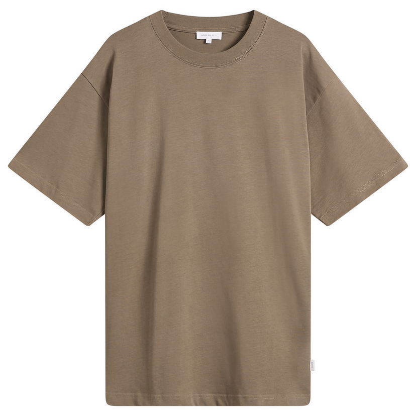 Tričko NORSE PROJECTS Standard Heavy Loose T-shirt Hnedá | N01-0679-9023