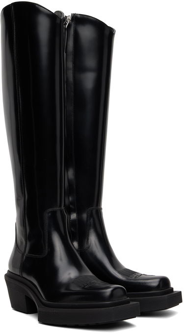 Starostlivosť o obuv VETEMENTS VTMNTS Neo Western Tall Boots Čierna | VL14BO100B, 3