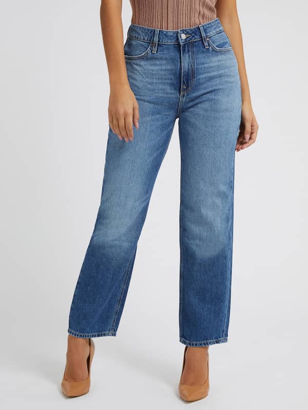 Džínsy GUESS Relaxed Fit Denim Pant Modrá | W2BA73D4T92, 0