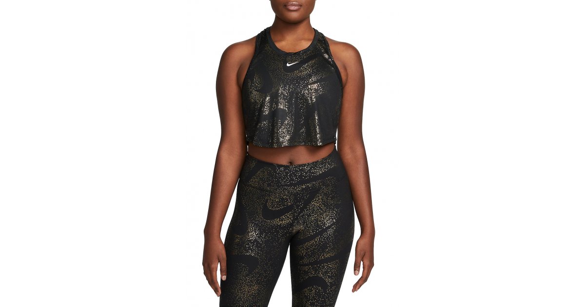Tielko Nike Dri-FIT One Crop Tank Top Čierna | dq6304-010, 1