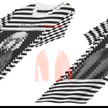 Tričko Max Mara Striped T-Shirt With Dog Print Biela | 2421946081600-003, 1